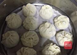 萝卜茎叶素馅包子的做法图解5
