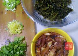 雪菜肉丝面的做法图解2