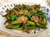 芥兰炒牛肉
