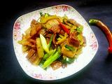 蒜苗苦瓜炒肥肉
