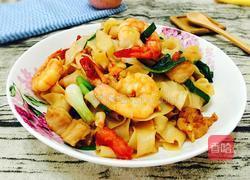 蕃茄大虾炒刀削的做法图解14