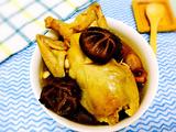 香菇仁片炖鹧鸪