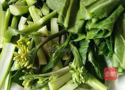 菜苔炒辣肉的做法图解2