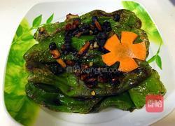 豉香虎皮青椒的做法图解10