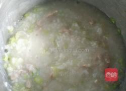 白菜瘦肉粥的做法图解7