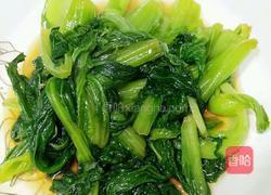 素炒油菜的做法图解5