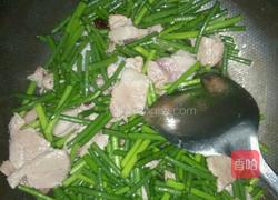 蒜薹炒肉的做法图解4