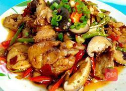 香菇炒鸡肉的做法图解7