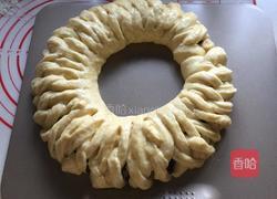 蜜豆花环面包的做法图解10