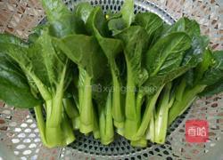 香菇油菜的做法图解3