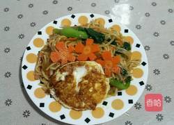 蔬菜炒面的做法图解6