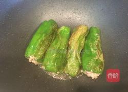 青椒塞肉的做法图解5