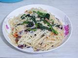 青菜肉丝炒面