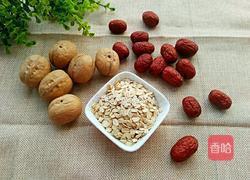 核桃红枣豆浆的做法图解1