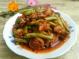四季豆烧鸡