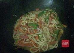 炒乌冬面的做法图解7
