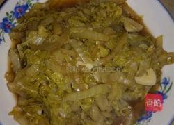 醋溜白菜的做法图解4