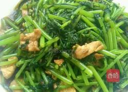炒茼蒿的做法图解5
