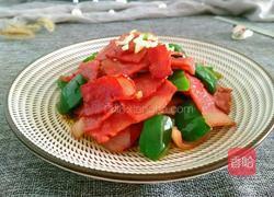 培根肉炒甜椒的做法图解12