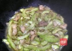 花肉豆豉焖苦瓜的做法图解5