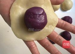 紫薯蛋黄酥的做法图解5