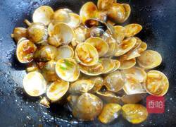 蒜香炒花蛤的做法图解12