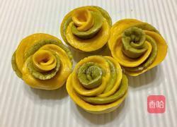 双色玫瑰花卷的做法图解9