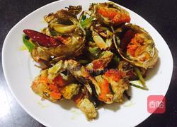 姜葱炒大闸蟹的做法图解11