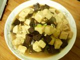双色鸭血豆腐