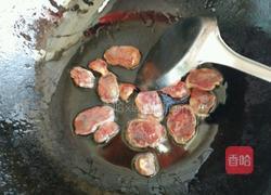 腊肠炒荷兰豆的做法图解4