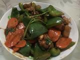 圆椒炒鸡腿