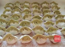 百财饺子（羊肉胡萝卜馅 抹茶版）的做法图解12