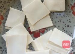 豆腐炒肉的做法图解1