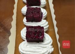 火龙果蛋糕卷的做法图解28