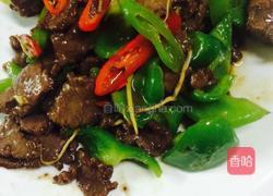 青椒炒牛肉的做法图解8