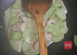 佛手瓜炒肉片的做法图解4