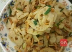 炒莲藕的做法图解6