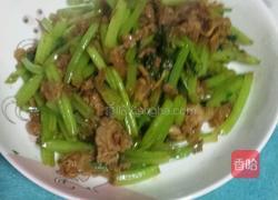 芹菜炒肉的做法图解7
