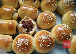 全麦小面包（豆沙馅）的做法图解16