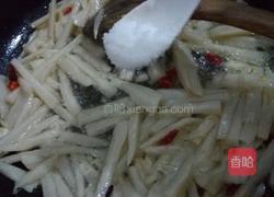 炒藕条的做法图解4