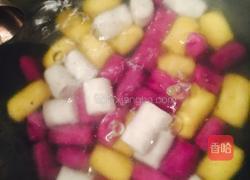 椰奶芋圆水果西米露的做法图解5