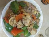 青红辣椒炒鸡腿肉