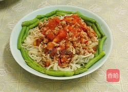 番茄肉碎拌面的做法图解6