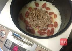 腊肠肉末焗饭的做法图解4
