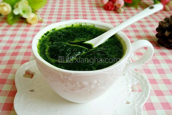 榨菠菜汁(非即食)的做法_榨菠菜汁(非即食)的做
