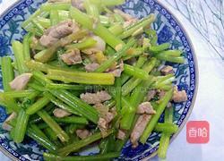 芹菜炒肉的做法图解6