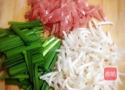 肉丝手掐菜的做法图解3