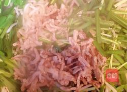 肉丝手掐菜的做法图解8