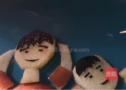 创意童趣果蔬拼盘（哥俩好）的做法图解5