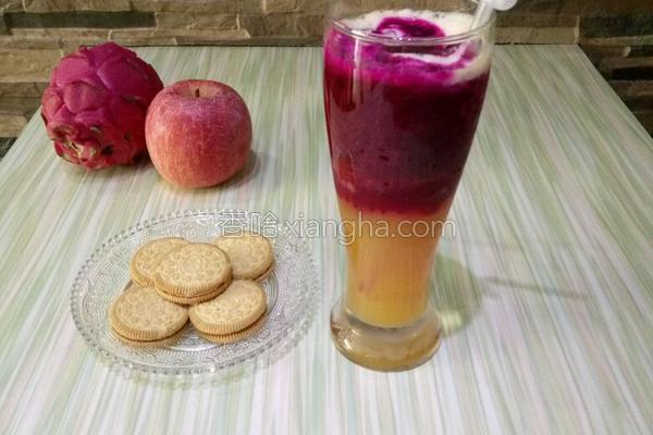 火龙果苹果汁的做法_火龙果苹果汁的做法大全